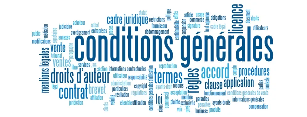 Conditions générales d'utilisation